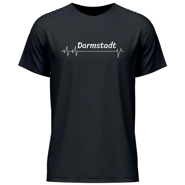 Lieblingsstadt Herzschlag - Personalisierbares T-Shirt