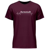 Lieblingsstadt Herzschlag - Personalisierbares T-Shirt