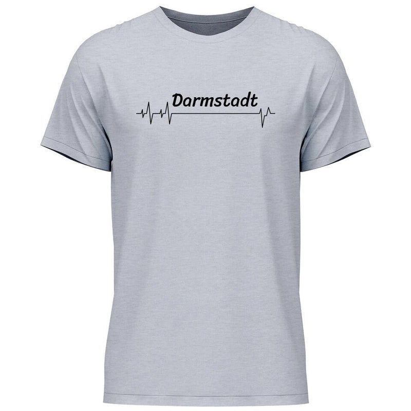 Lieblingsstadt Herzschlag - Personalisierbares T-Shirt