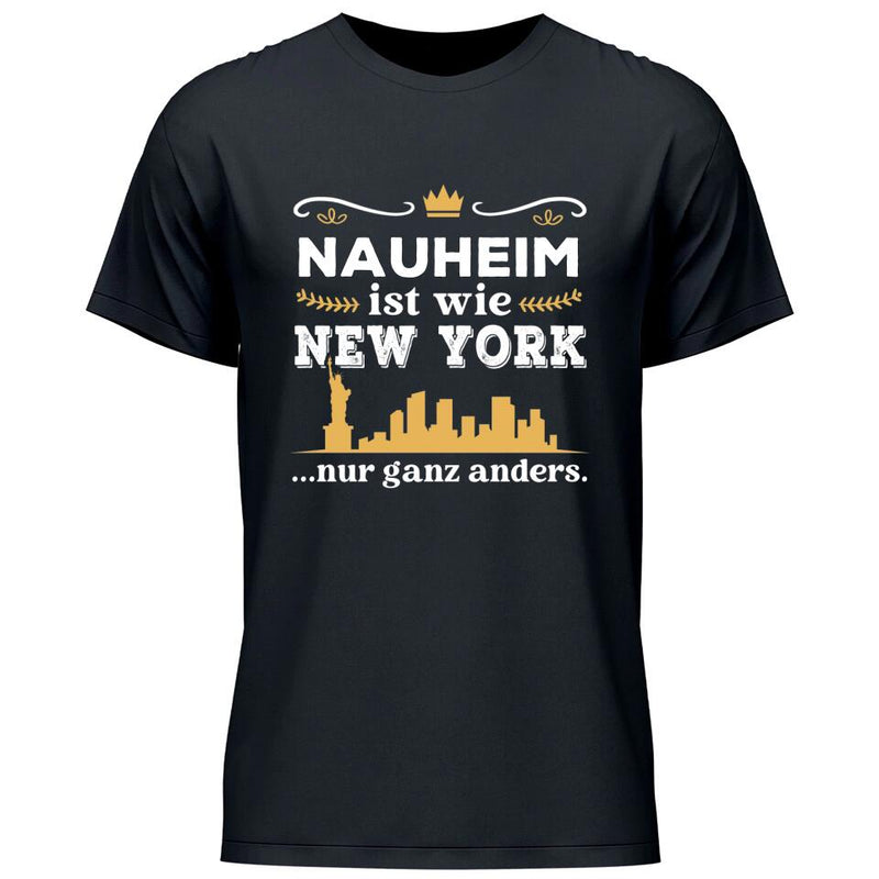 Wie New York nur ganz anders - Personalisierbares T-Shirt