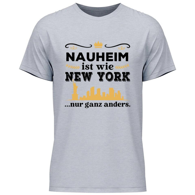 Wie New York nur ganz anders - Personalisierbares T-Shirt