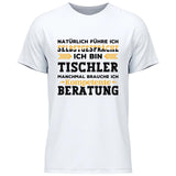 Natürlich führe ich Selbstgespräche- Personalisierbares T-Shirt