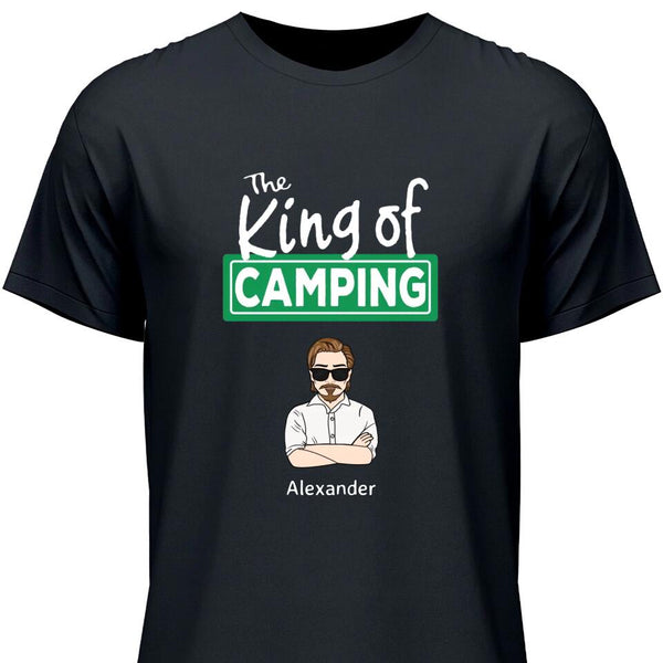 The King/Queen of Camping - Personalisierbares T-Shirt