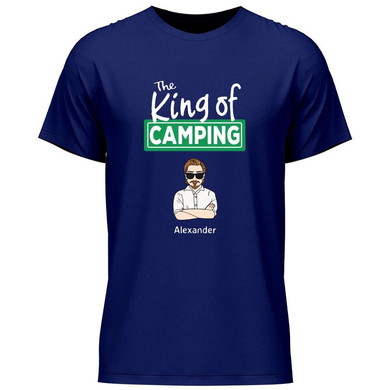 The King/Queen of Camping - Personalisierbares T-Shirt