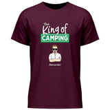 The King/Queen of Camping - Personalisierbares T-Shirt