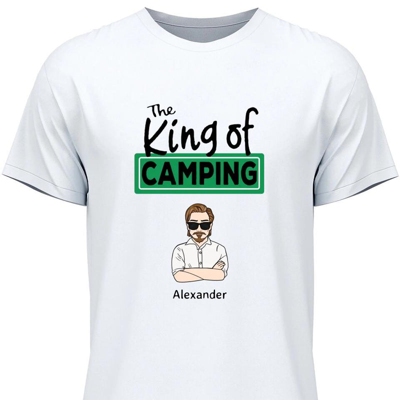 The King/Queen of Camping - Personalisierbares T-Shirt