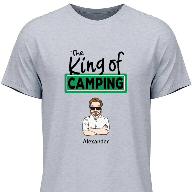 The King/Queen of Camping - Personalisierbares T-Shirt