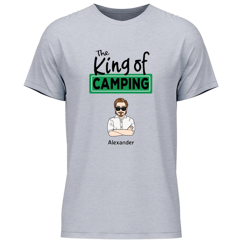 The King/Queen of Camping - Personalisierbares T-Shirt