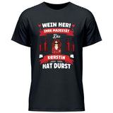 Wein her!
 - Personalisierbares T-Shirt