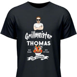 Grillmeister Die Legende - Personalisierbares T-Shirt