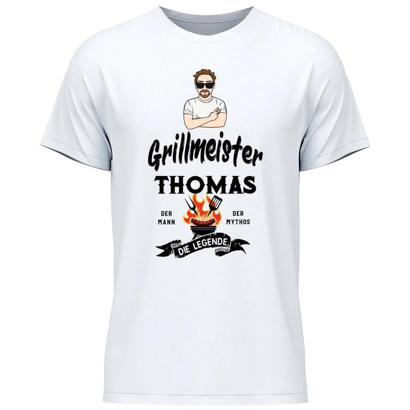 Grillmeister Die Legende - Personalisierbares T-Shirt