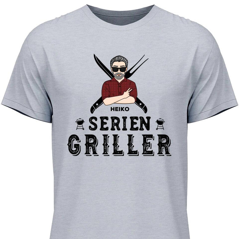 Serien Griller - Personalisierbares T-Shirt