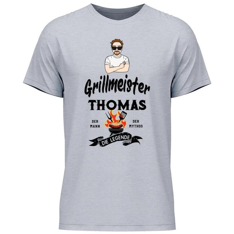 Grillmeister Die Legende - Personalisierbares T-Shirt