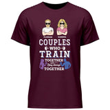 Couples Train Together Stay Together- Personalisierbares T-Shirt