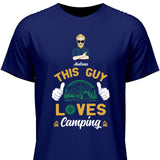 This Guy loves Camping - Personalisierbares T-Shirt