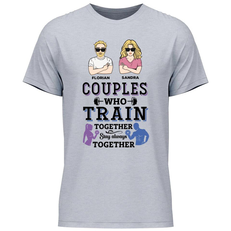 Couples Train Together Stay Together- Personalisierbares T-Shirt