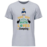 This Guy loves Camping - Personalisierbares T-Shirt