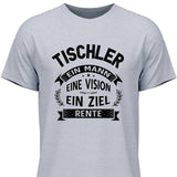 Ein Ziel: Rente - Personalisierbares T-Shirt