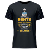 Legende verlässt das Gelände - Personalisierbares T-Shirt