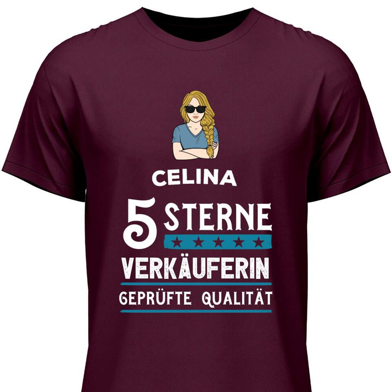 5 Sterne Qualität - Personalisierbares T-Shirt