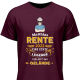 Legende verlässt das Gelände - Personalisierbares T-Shirt