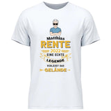 Legende verlässt das Gelände - Personalisierbares T-Shirt