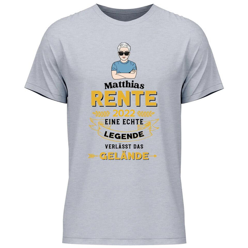 Legende verlässt das Gelände - Personalisierbares T-Shirt