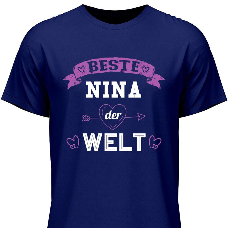 Beste der Welt - Personalisierbares T-Shirt