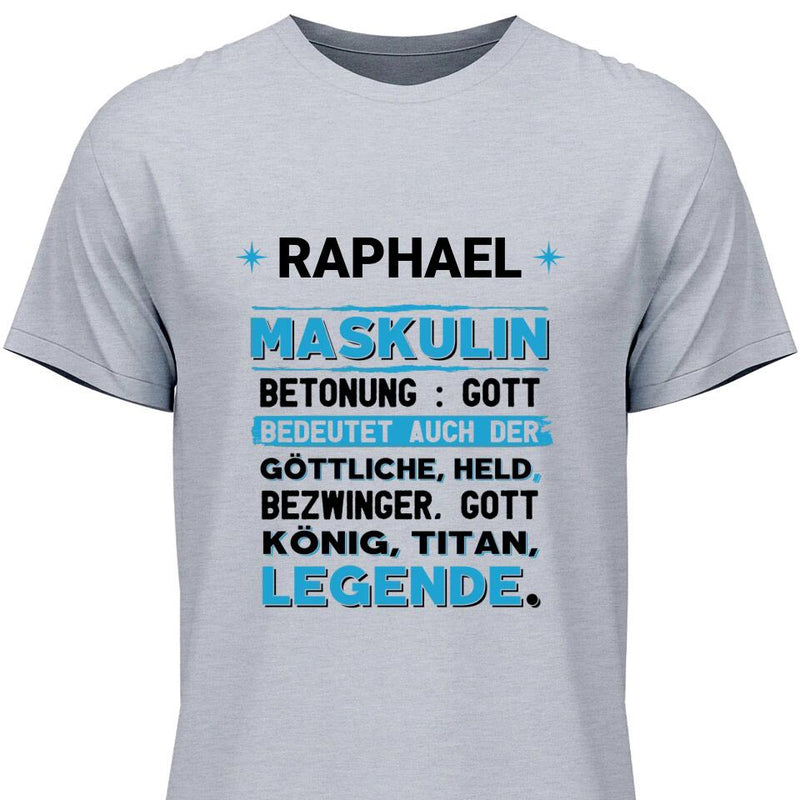 Name Bedeutung - Personalisierbares T-Shirt