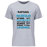 Name Bedeutung - Personalisierbares T-Shirt