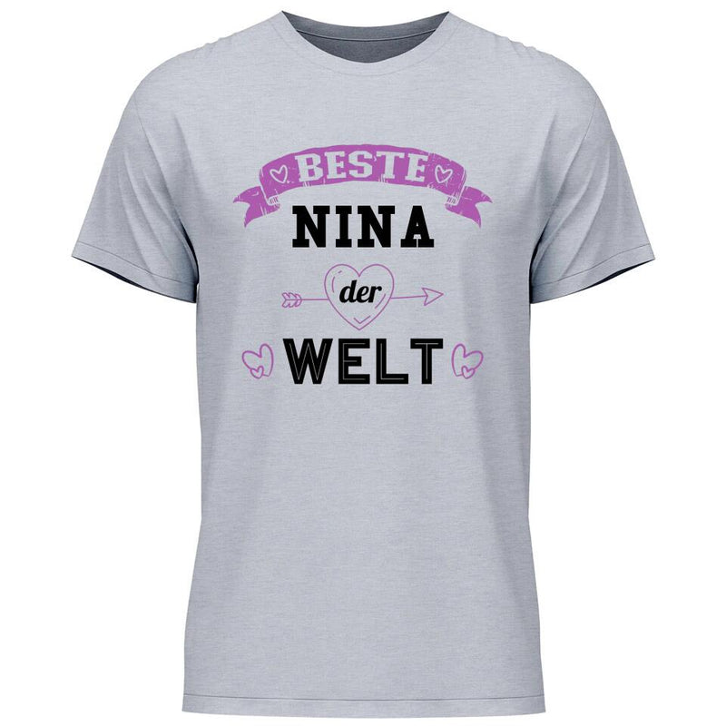 Beste der Welt - Personalisierbares T-Shirt