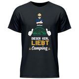 Liebt Camping - Personalisierbares T-Shirt