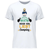 Liebt Camping - Personalisierbares T-Shirt