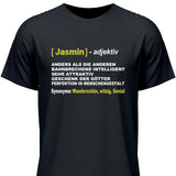 Vorname Definition - Personalisierbares T-Shirt