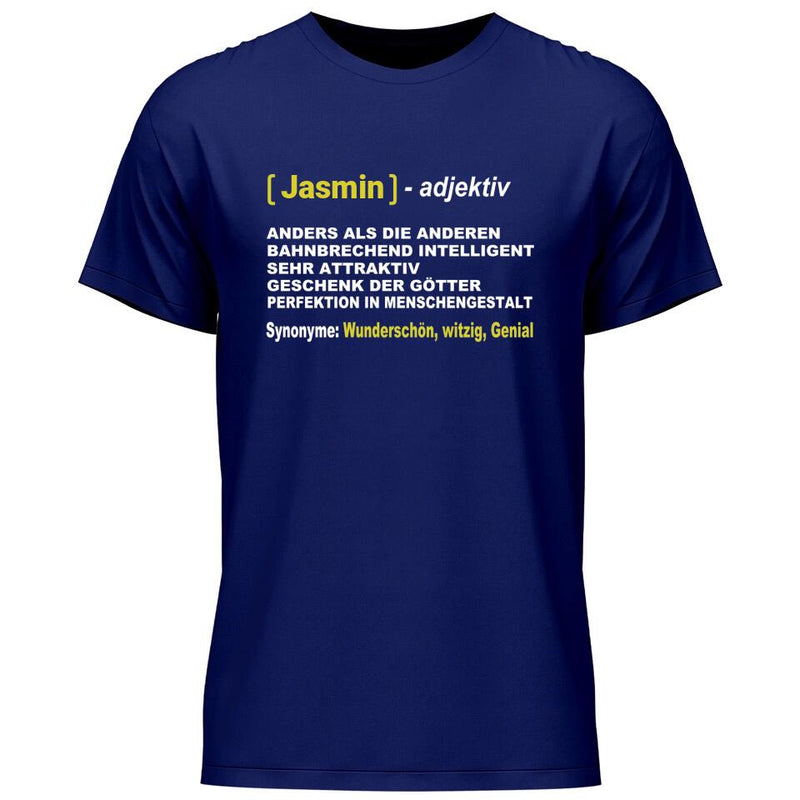 Vorname Definition - Personalisierbares T-Shirt