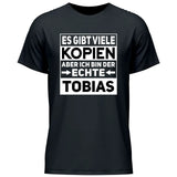 Der/Die Echte - Personalisierbares T-Shirt