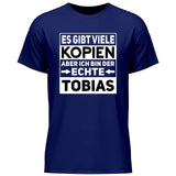 Der/Die Echte - Personalisierbares T-Shirt