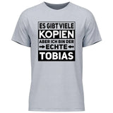 Der/Die Echte - Personalisierbares T-Shirt