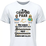 Camping Paar - Personalisierbares T-Shirt