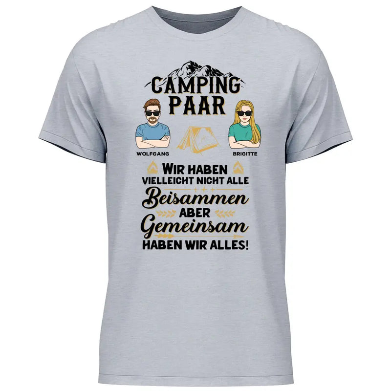 Camping Paar - Personalisierbares T-Shirt