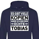 Der/Die Echte - Personalisierbarer Hoodie (Unisex)