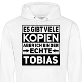 Der/Die Echte - Personalisierbarer Hoodie (Unisex)