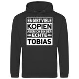 Der/Die Echte - Personalisierbarer Hoodie (Unisex)