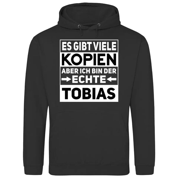 Der/Die Echte - Personalisierbarer Hoodie (Unisex)