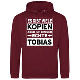 Der/Die Echte - Personalisierbarer Hoodie (Unisex)