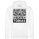 Der/Die Echte - Personalisierbarer Hoodie (Unisex)