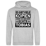 Der/Die Echte - Personalisierbarer Hoodie (Unisex)