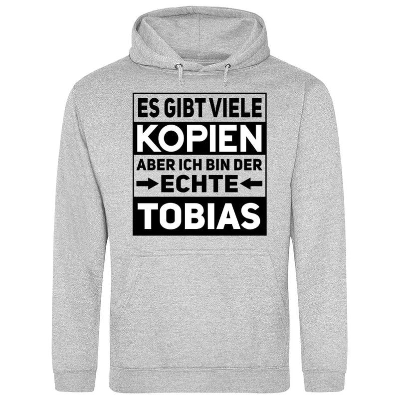 Der/Die Echte - Personalisierbarer Hoodie (Unisex)