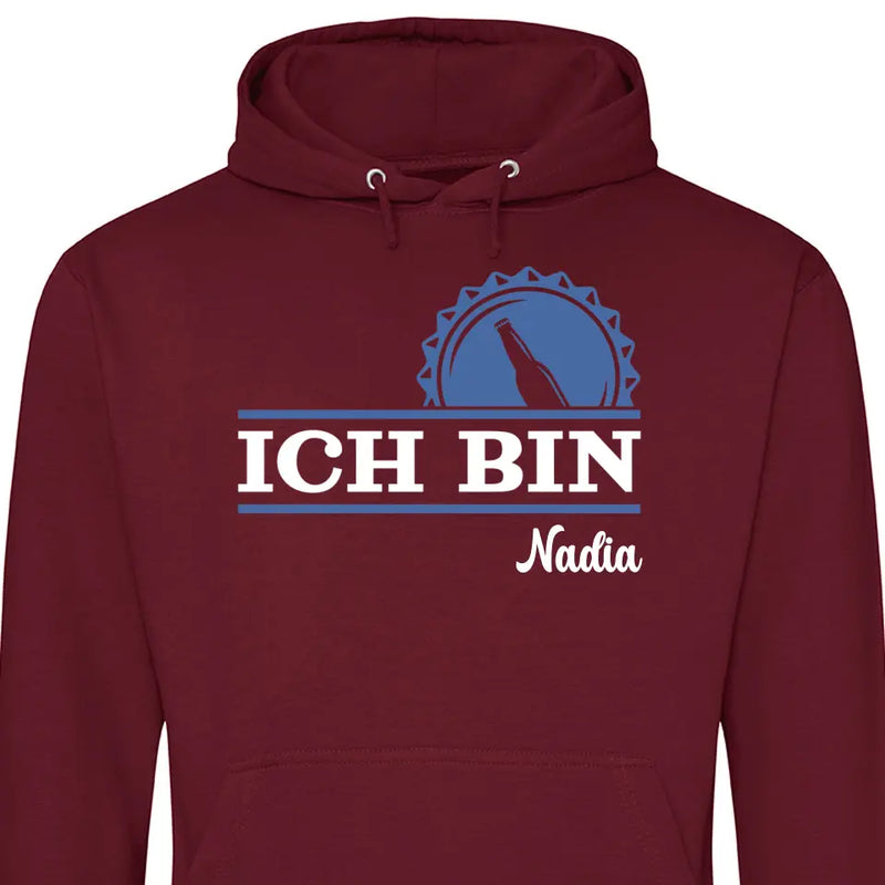 Falls ich zu betrunken bin 2 - Personalisierbarer Hoodie (Unisex)