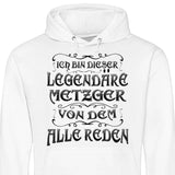 Von dem alle Reden - Personalisierbarer Hoodie (Unisex)